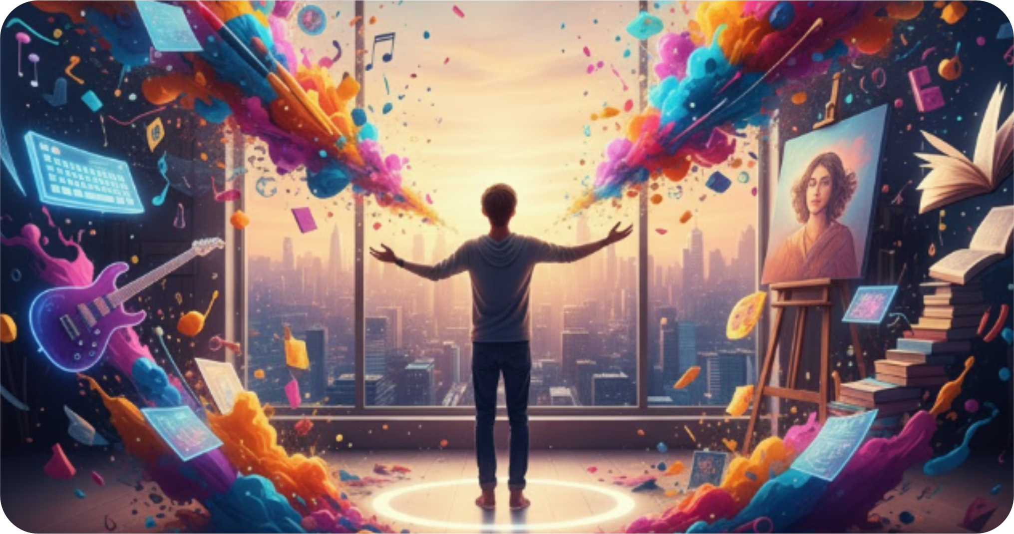 Illustration: connecting with world